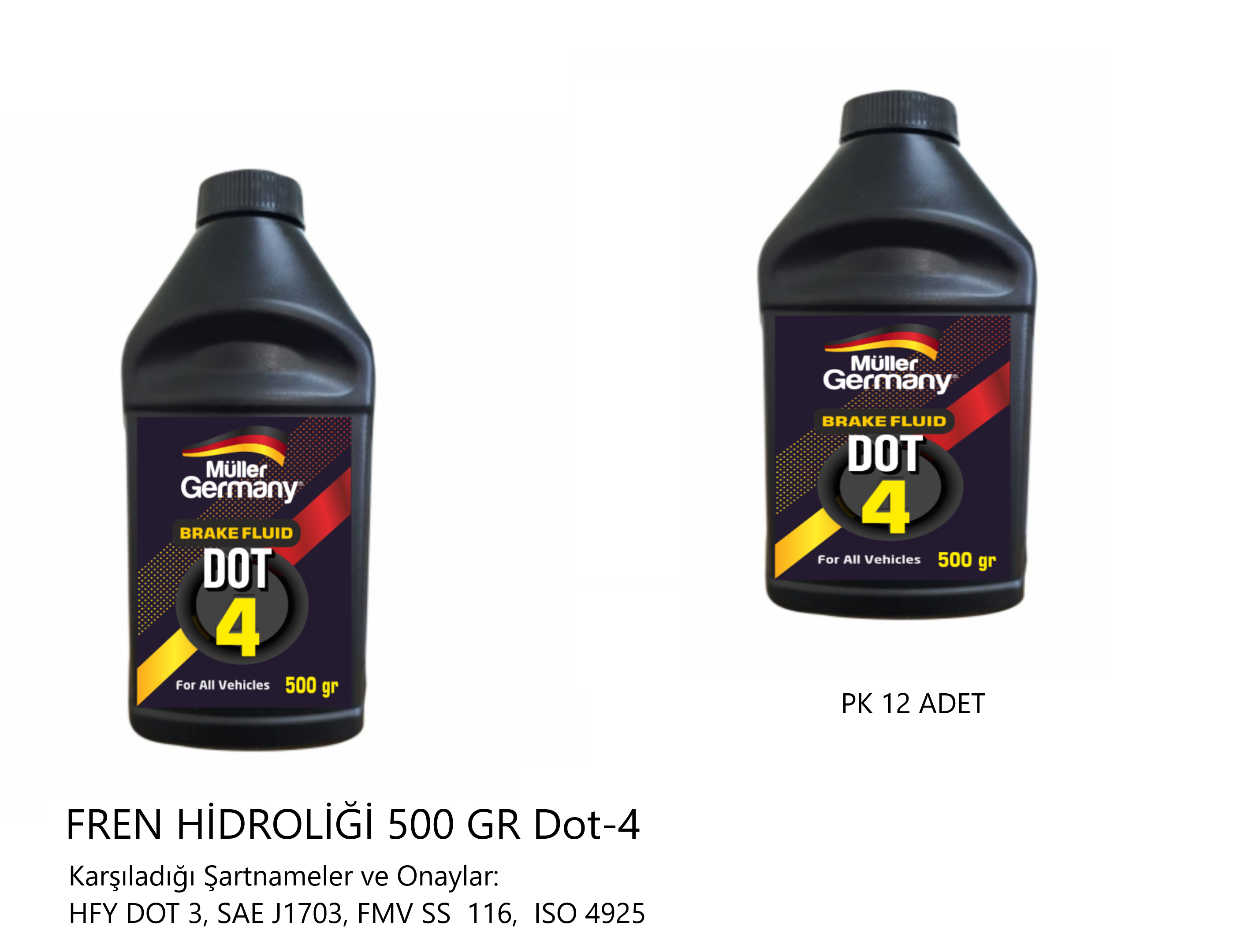 FREN YAĞI HİDROLİK DOT 4 500 GR