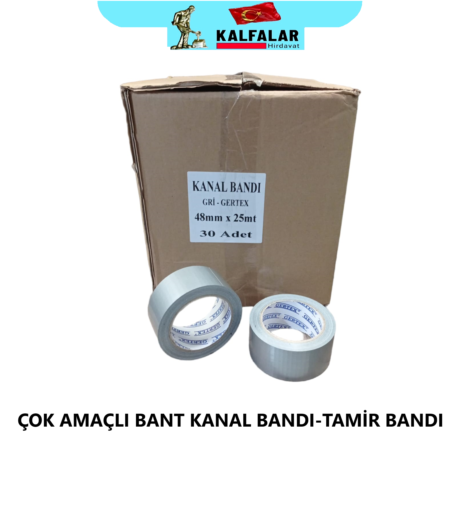 BANT ÇOK AMAÇLI KANAL VE TAMİR BANT 48MMX25 METRE