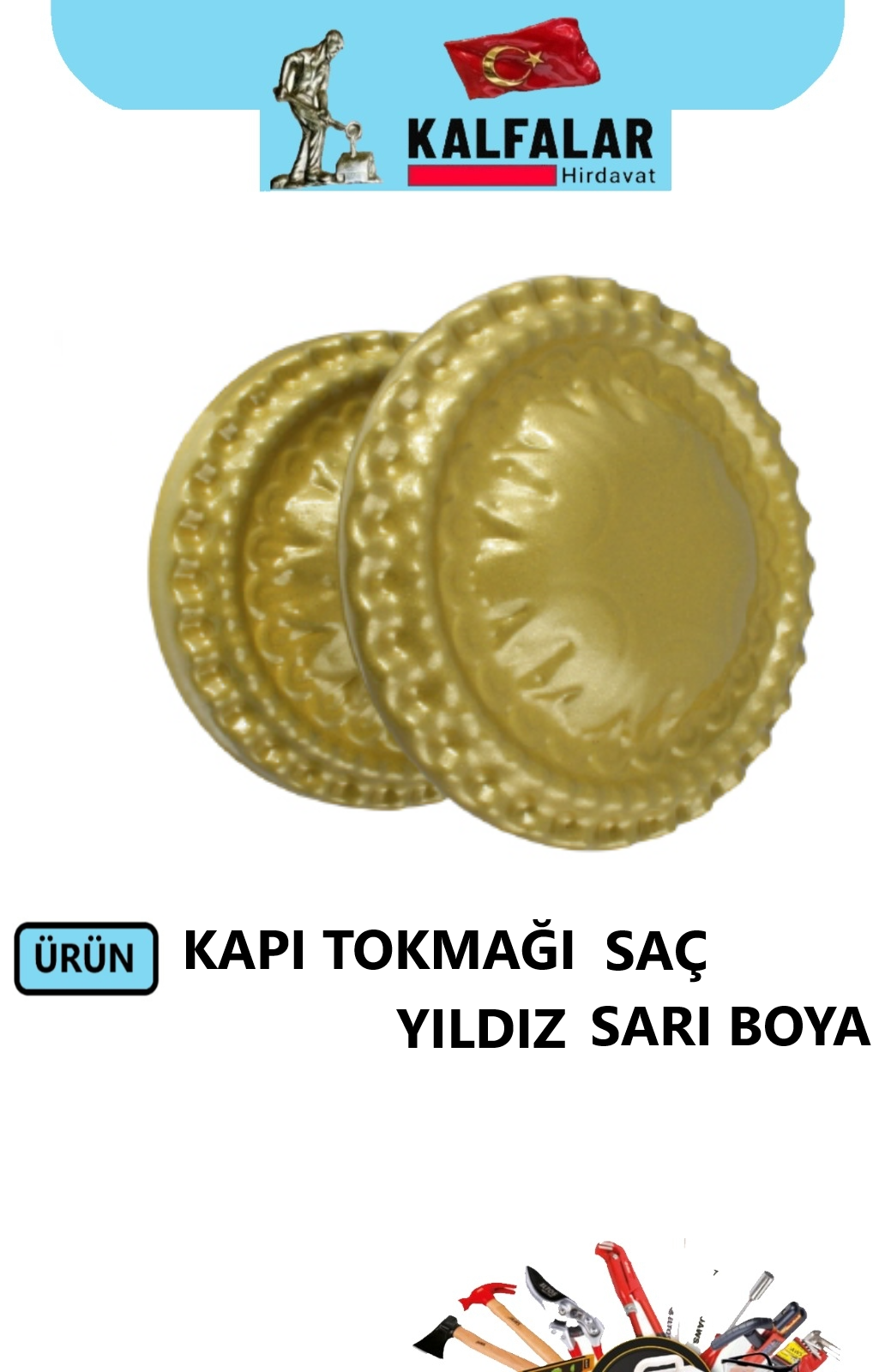 KAPI TOKMAĞI YILDIZ SAÇ SARI 