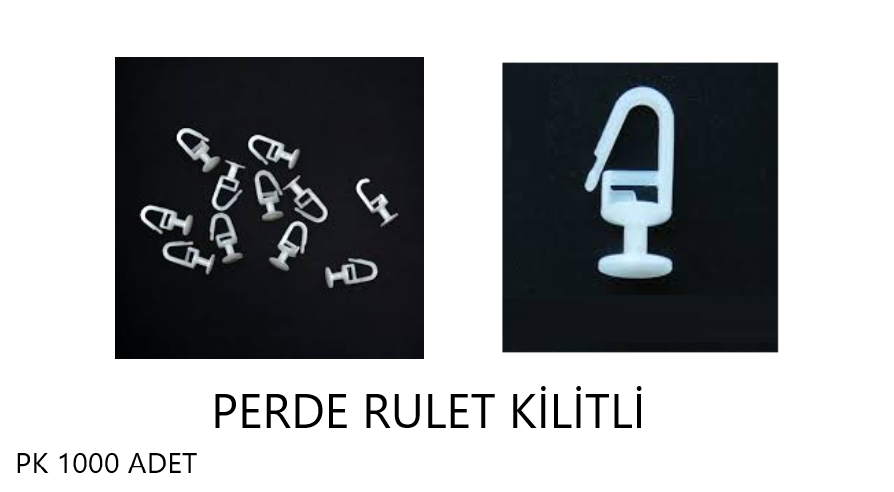 PERDE RULET KİLİTLİ PAKET 1000 ADET