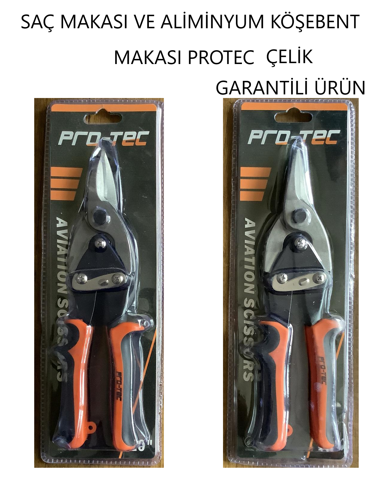 SAÇ MAKASI VE ALİMİNYUM KÖŞEBENT MAKASI PROTEC