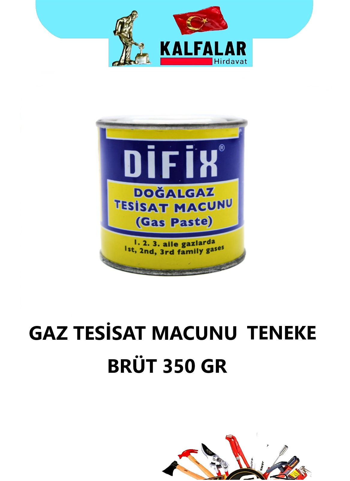DOĞALGAZ TESİSAT MACUNU 300 GR