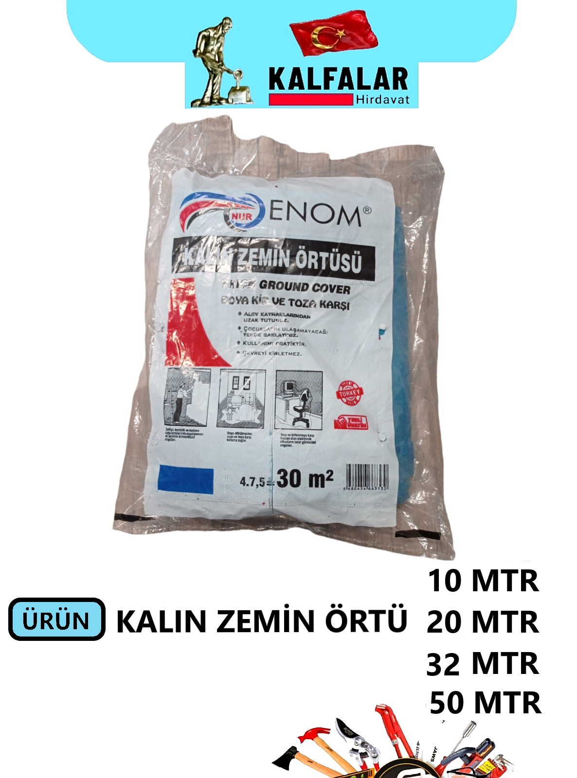 BOYA KORUMA KALIN BRANDA ÖRTÜ 50 MTR