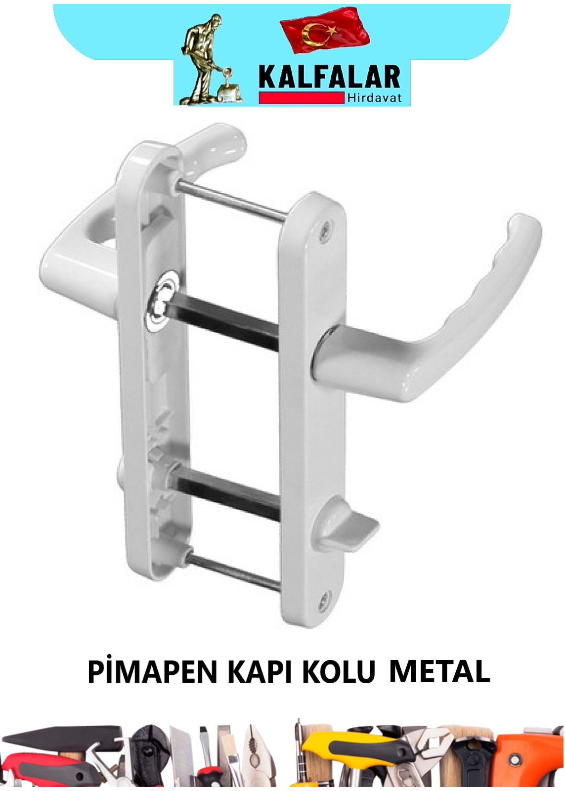 PVC PİMAPEN KAPI KOLU METAL WC