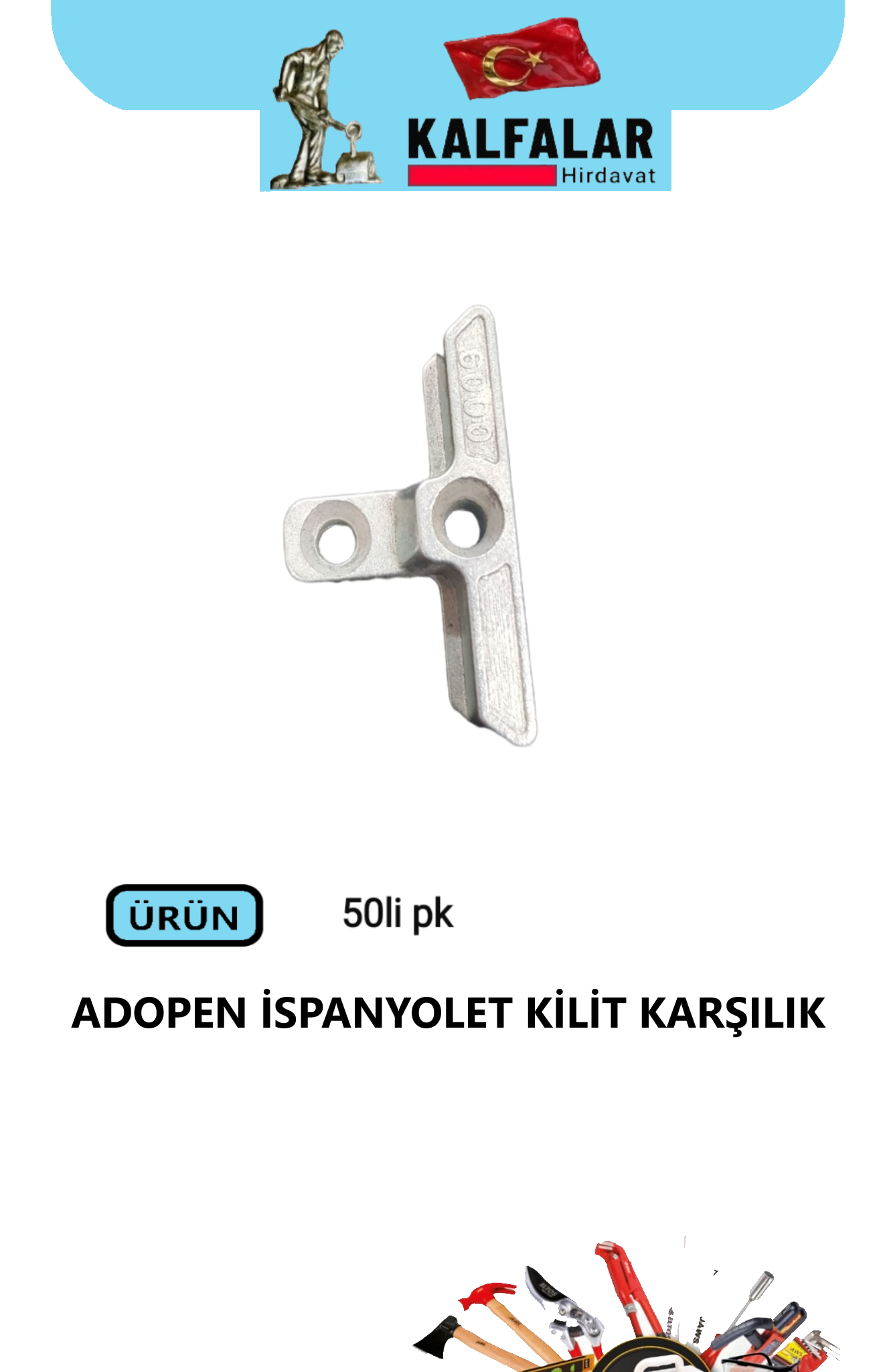 PVC İSPANYOLET KARŞILIK ADOPEN