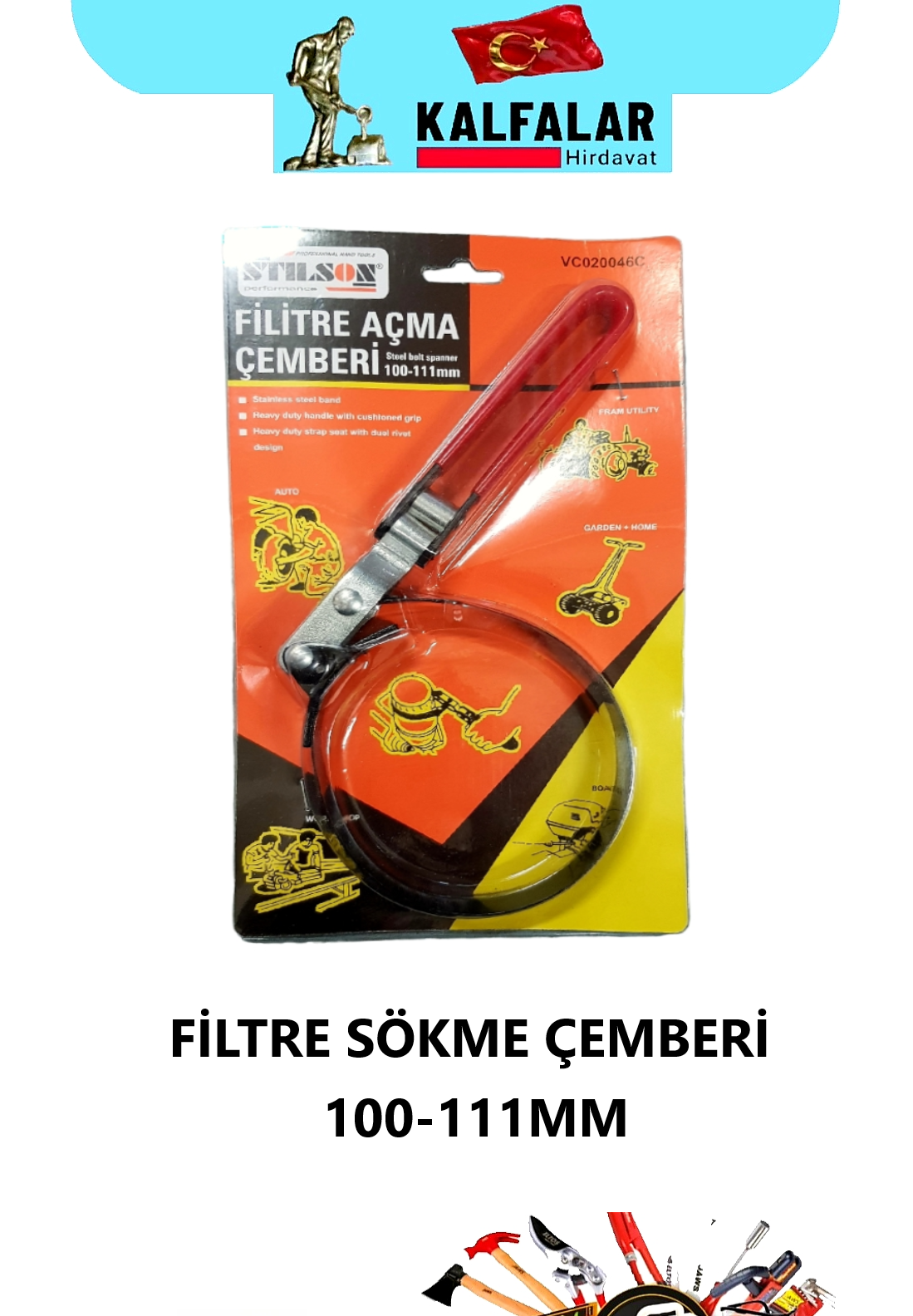 FİLTRE SÖKME ÇEMBERİ 100-111 MM