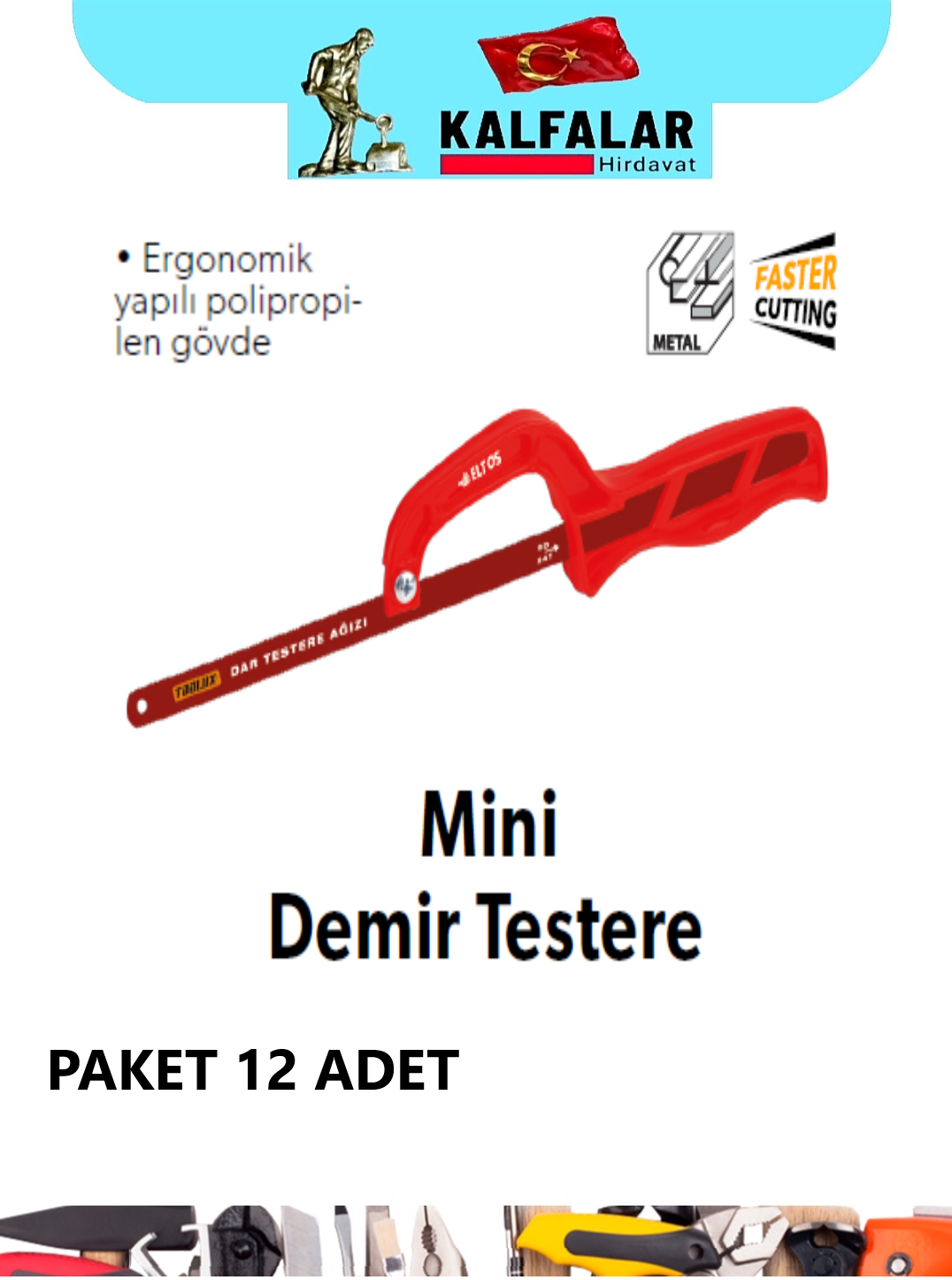 DEMİR TESTERE MİNİ ERGONOMİK ÇOK AMAÇLI