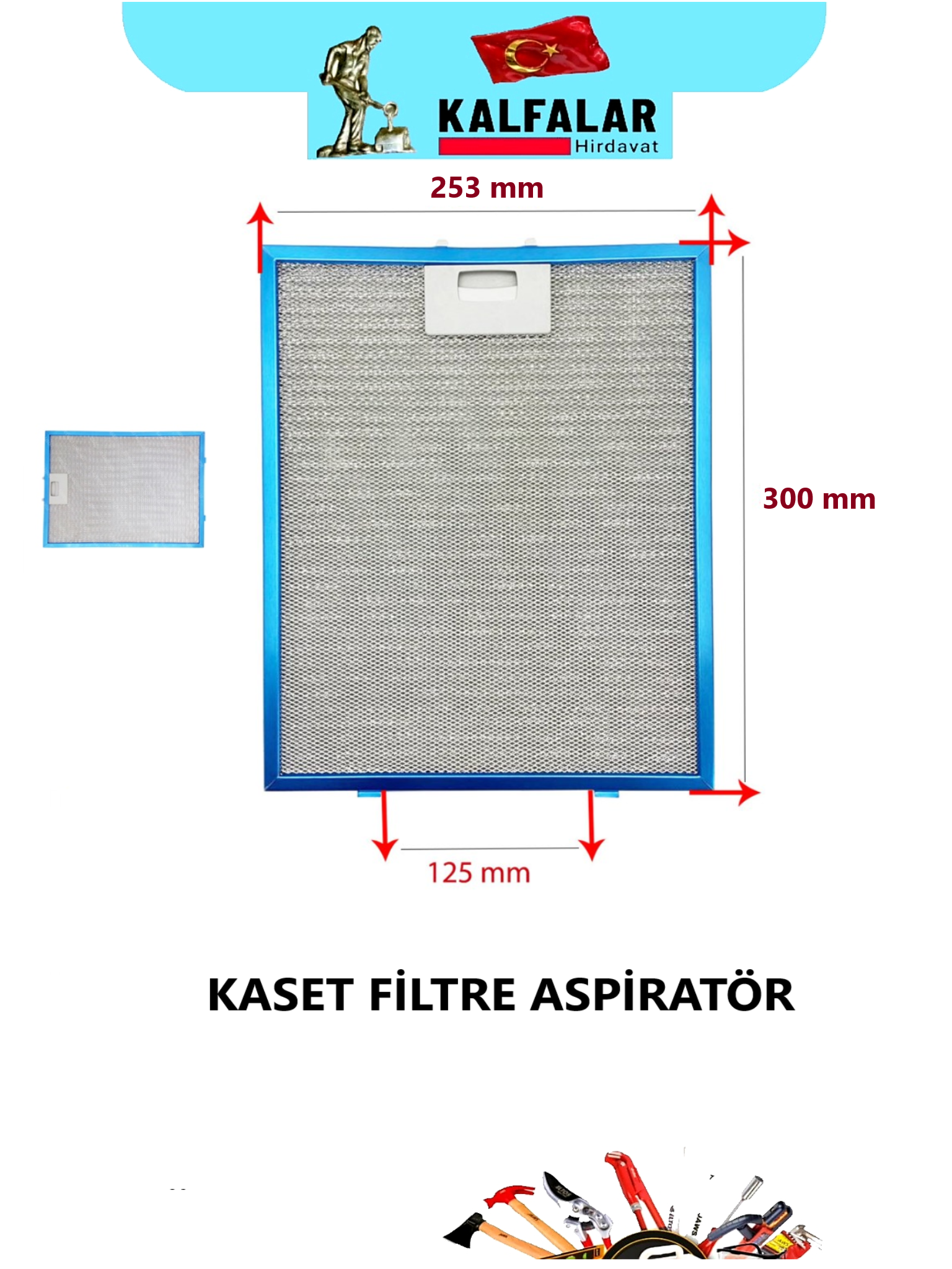 DABLUNBAZ ALM KASET FİLTRE ÖLÇÜ 25.3X30.0 MM ARÇELİK 