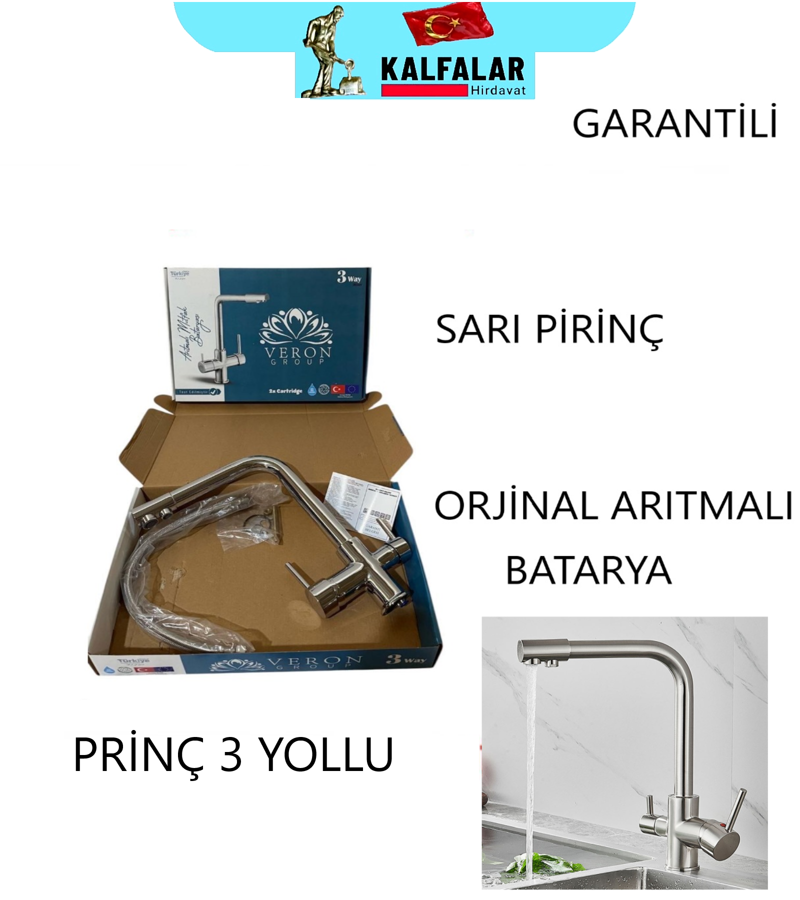 BATARYA MİX ORJ PRİNÇ 3 YOLLU ARITMALI VERON
