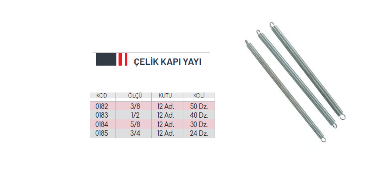 KAPI YAYI ÇELİK 5/8