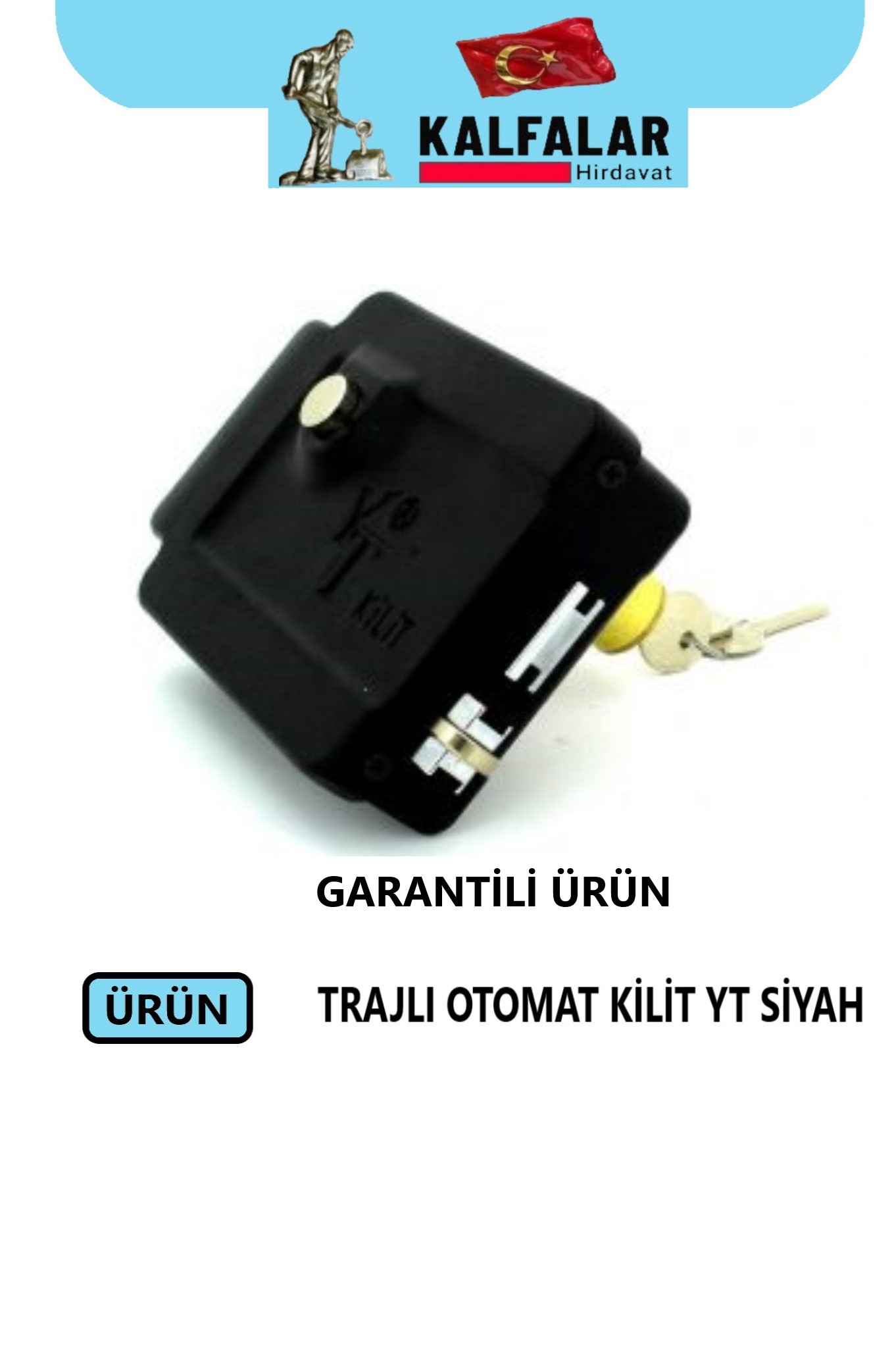 OTOMAT YT TRAJLI KİLİT SİYAH
