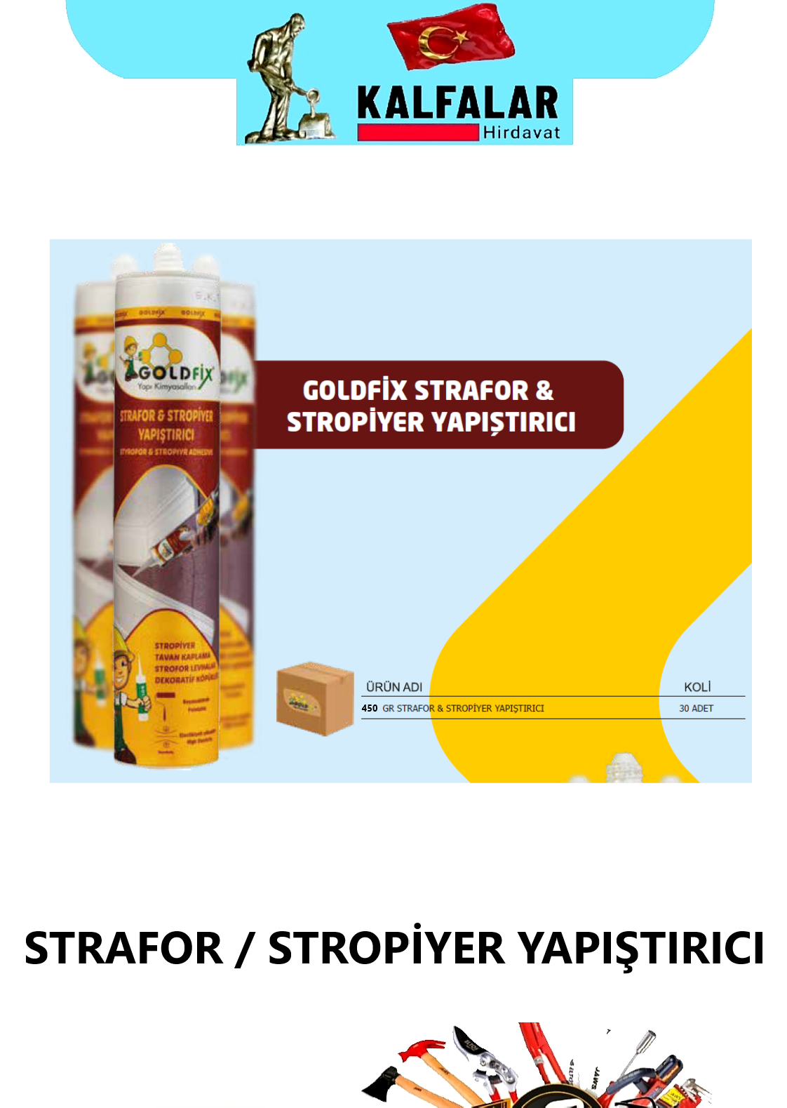 STRAFOR-STRAPİYER YAPIŞTIRICI  450 GR WEİDER