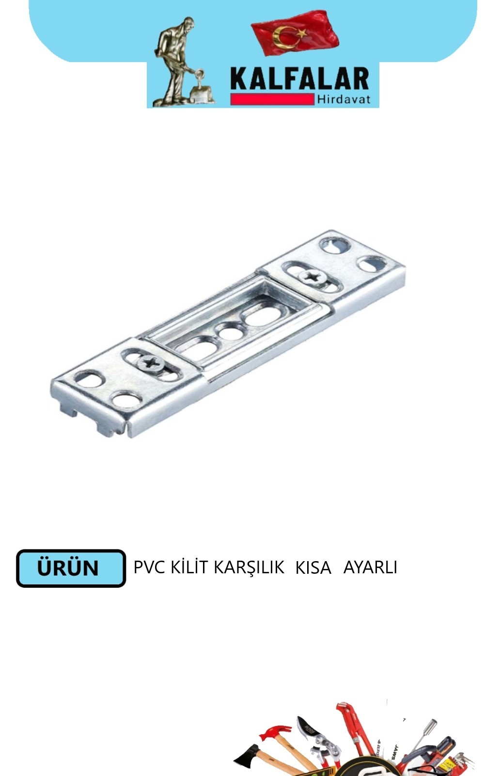 PVC KİLİT KARŞILIK KISA AYARLI 