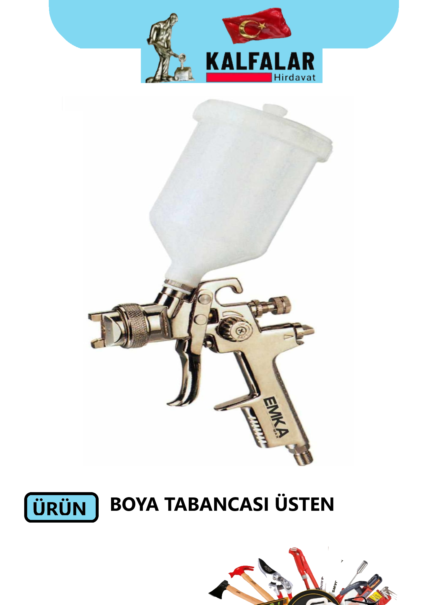 BOYA TABANCASI ÜSTEN DEPO
