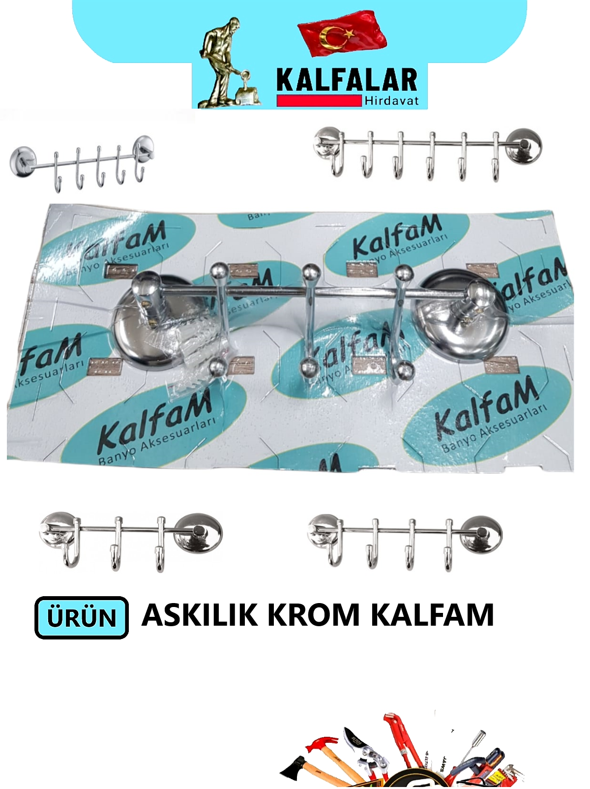 ASKILIK KROM  6 Lİ KALFAM