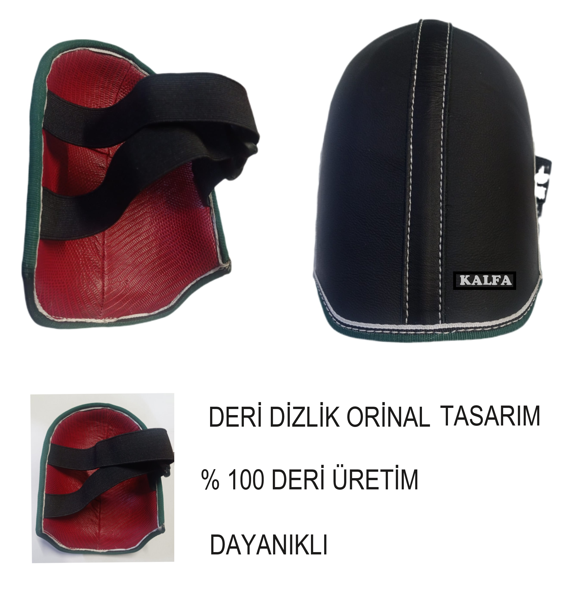 DİZLİK DİZ KORUYUCU %100 DERİ KALFA 