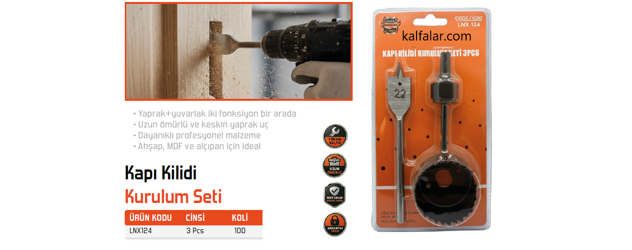 PANC SETİ 3 PCS KAPI VE BENZERİ KULLANIM BLİSTER