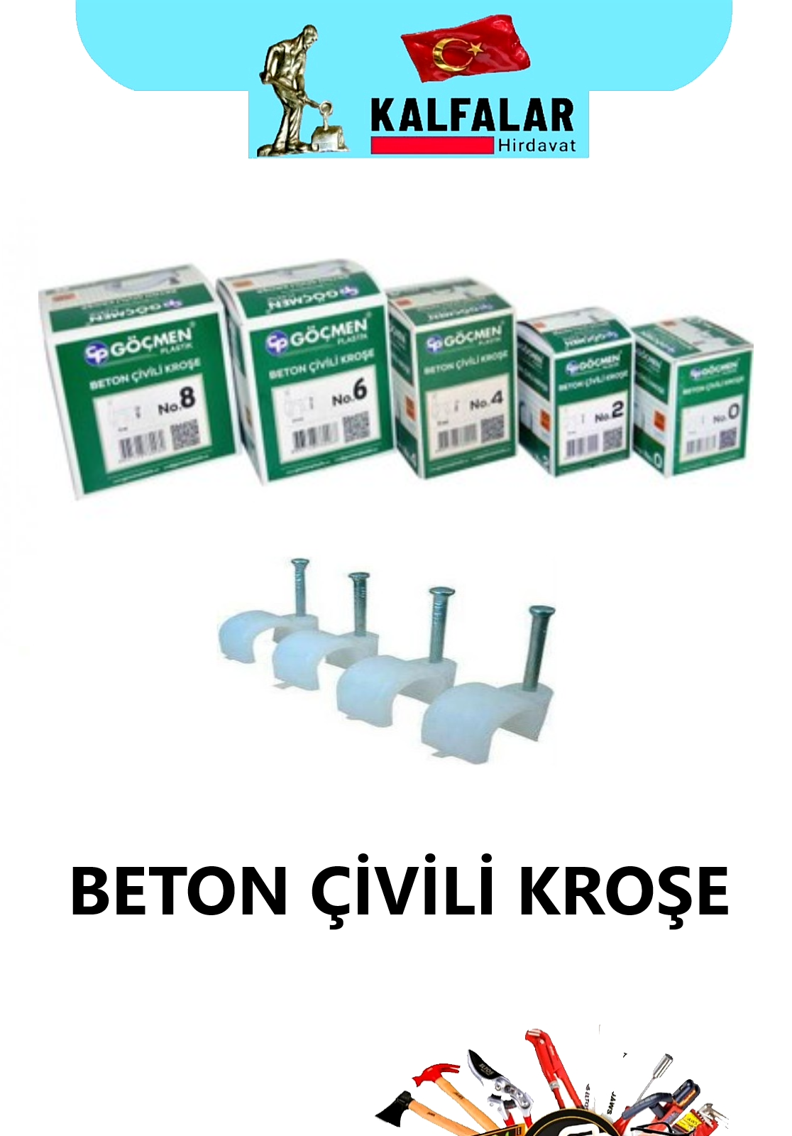 BETON ÇİVİLİ KROŞE NO.9