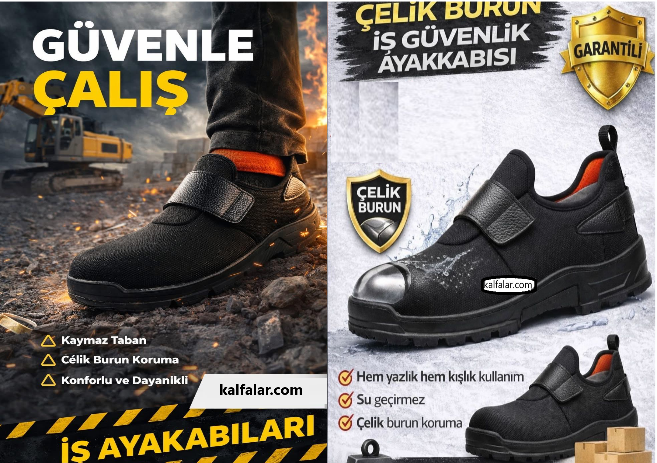 İŞ AYAKKABI YAZLIK KIŞLIK YENİ MODEL 40-41-42-43-44-45