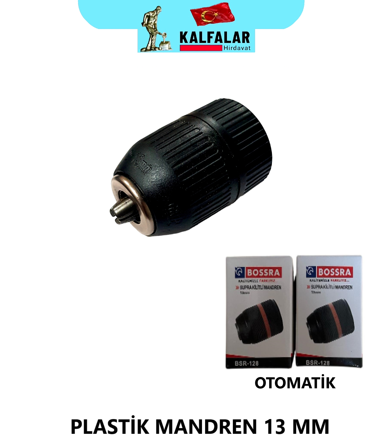 MANDREN MATKAP PLASTİK 13 MM OTOMATİK