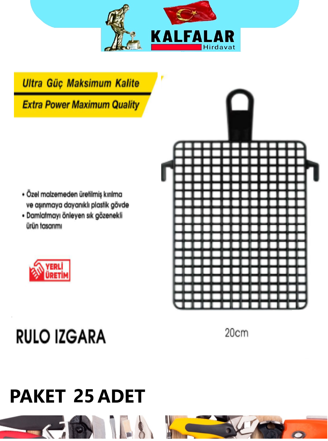 RULO IZGARA ELEK 20 CM