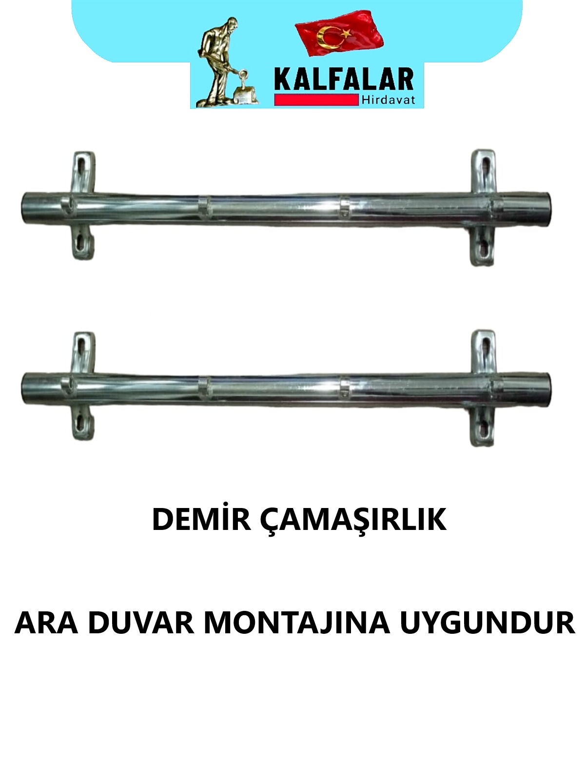 ÇAMAŞIRLIK DEMİR ARA DUVAR ASKILIK