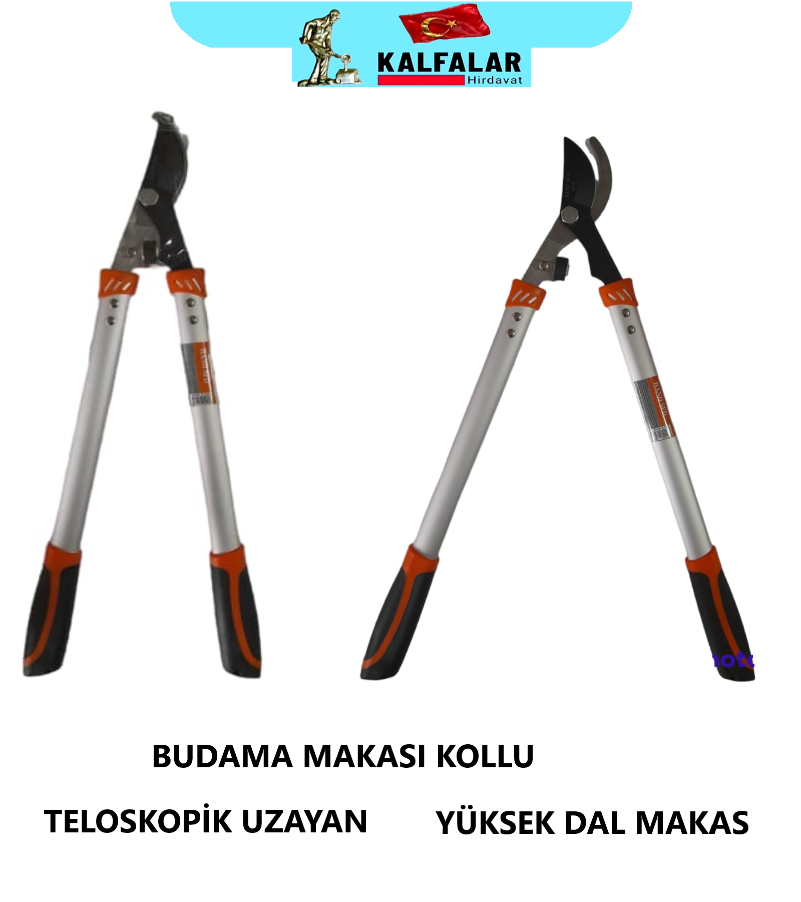 BUDAMA MAKASI TELOSKOPİK UZAYAN YÜKSEK DAL MAKASI 