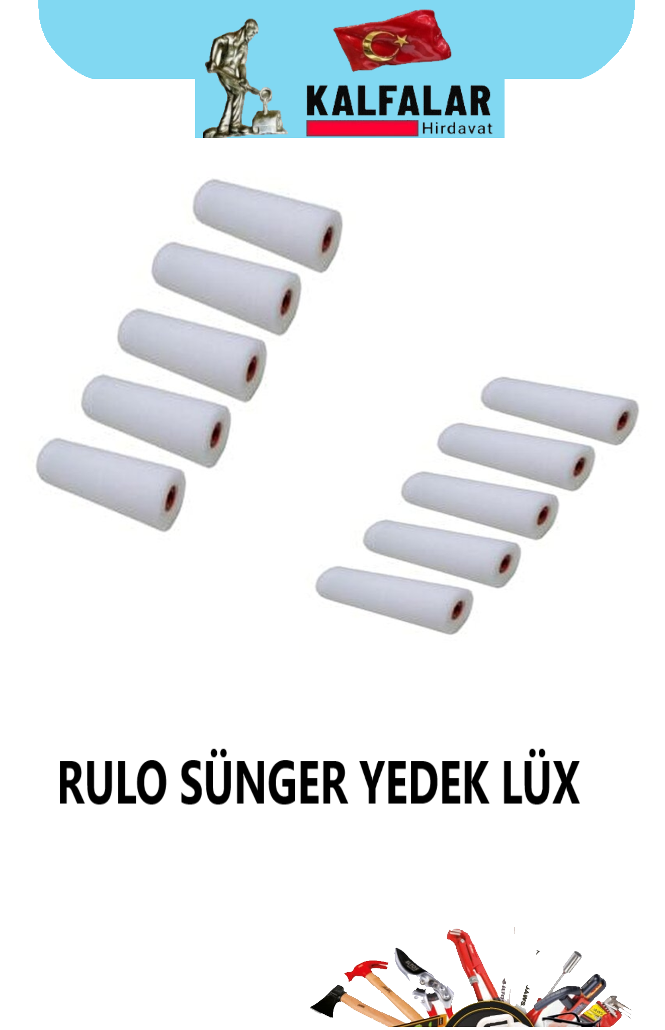 RULO YEDEK SÜNGER BEREKET 10 CM 