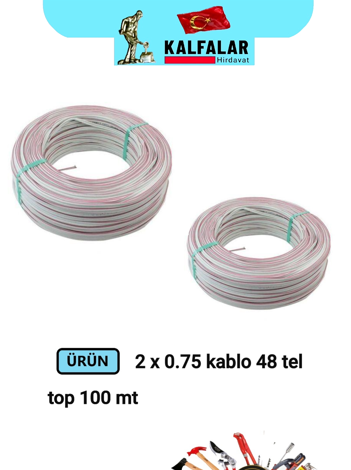 KABLO ELEKTRİK 2X0.75 48 TEL