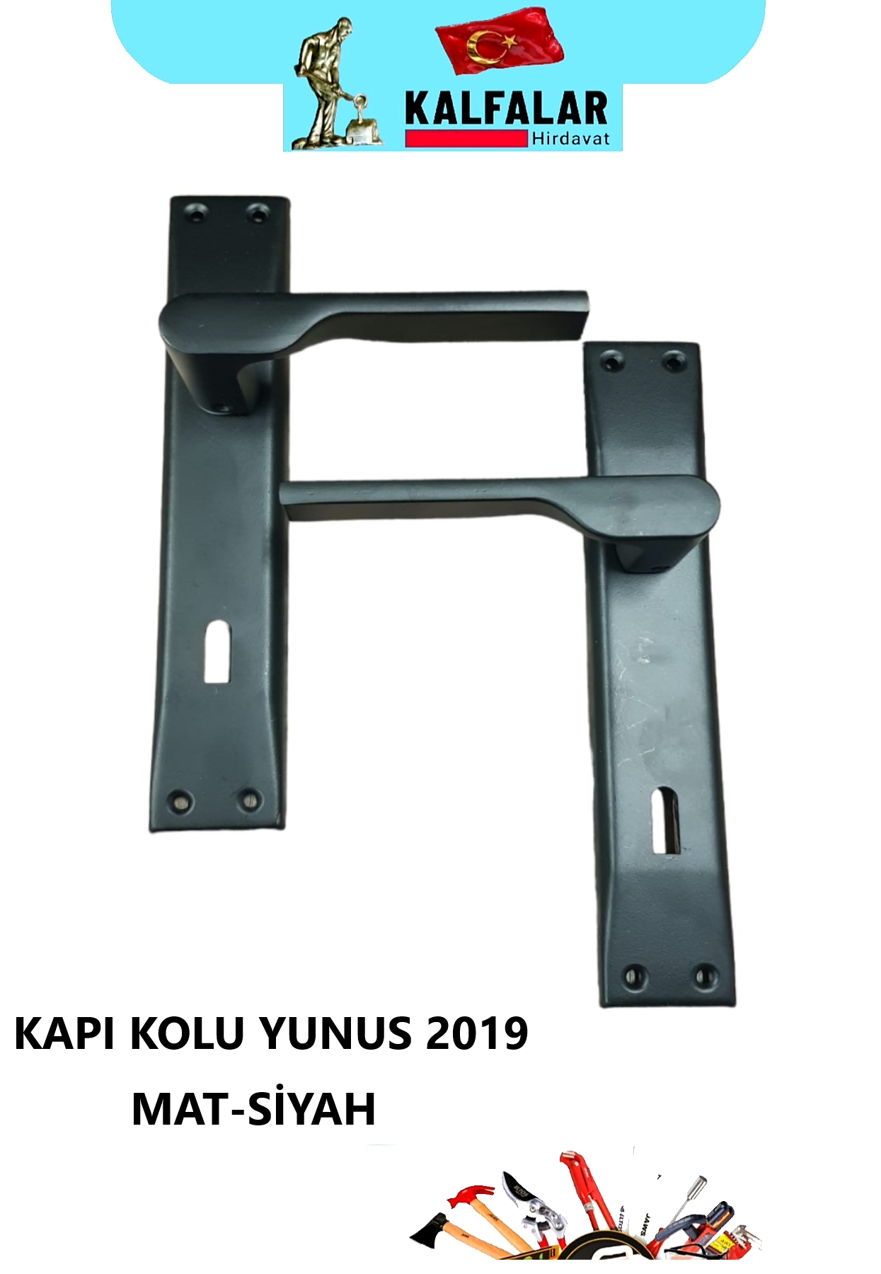 KAPI KOLU YUNUS 2019 MAT SİYAH WC