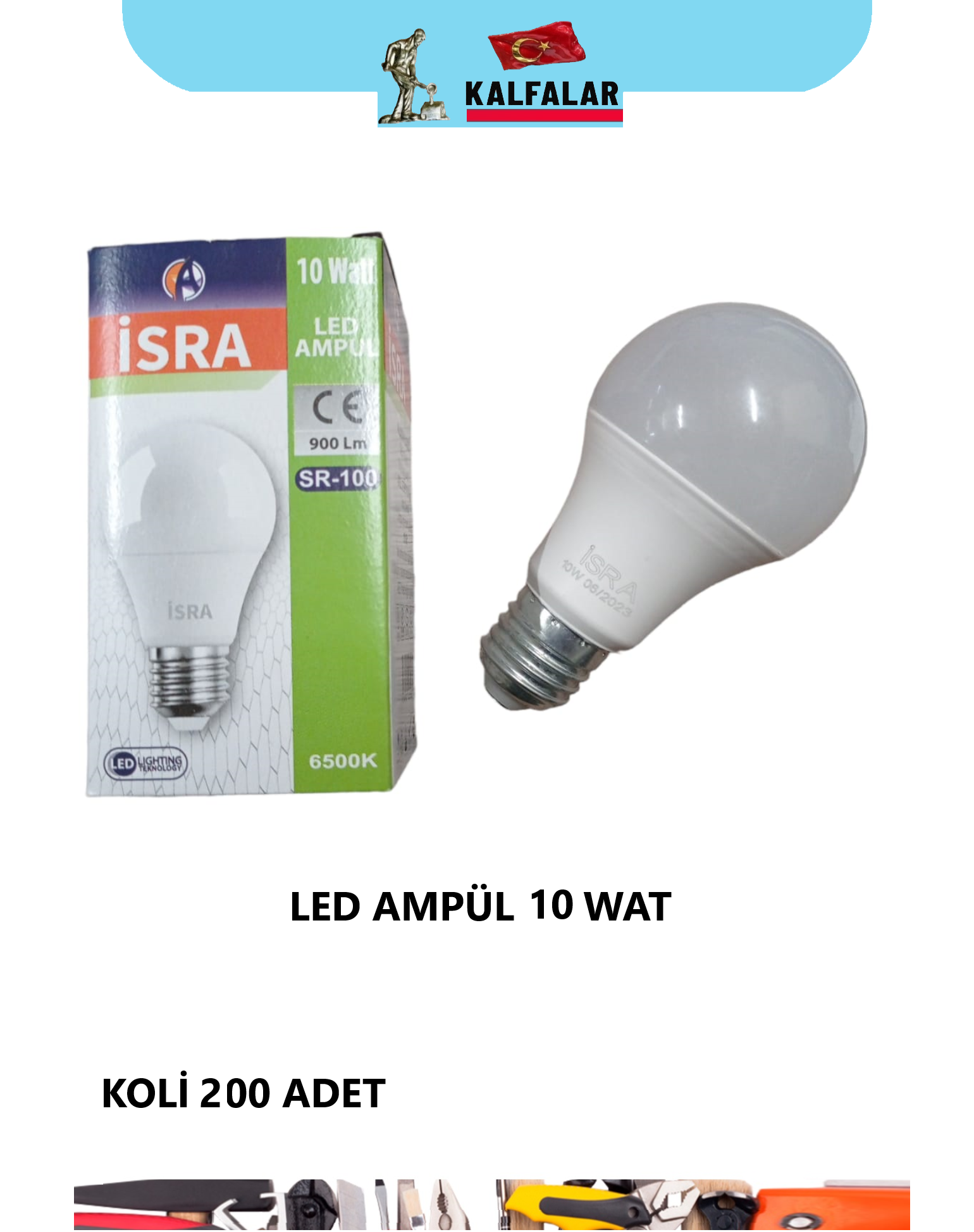 LED AMPÜL 10 WAT GÜN IŞIĞI