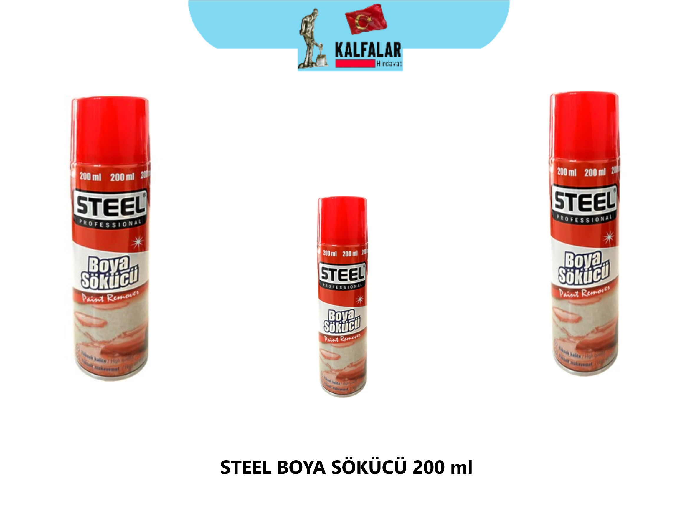 SPREY BOYA SÖKÜCÜ 200 ML STEEL