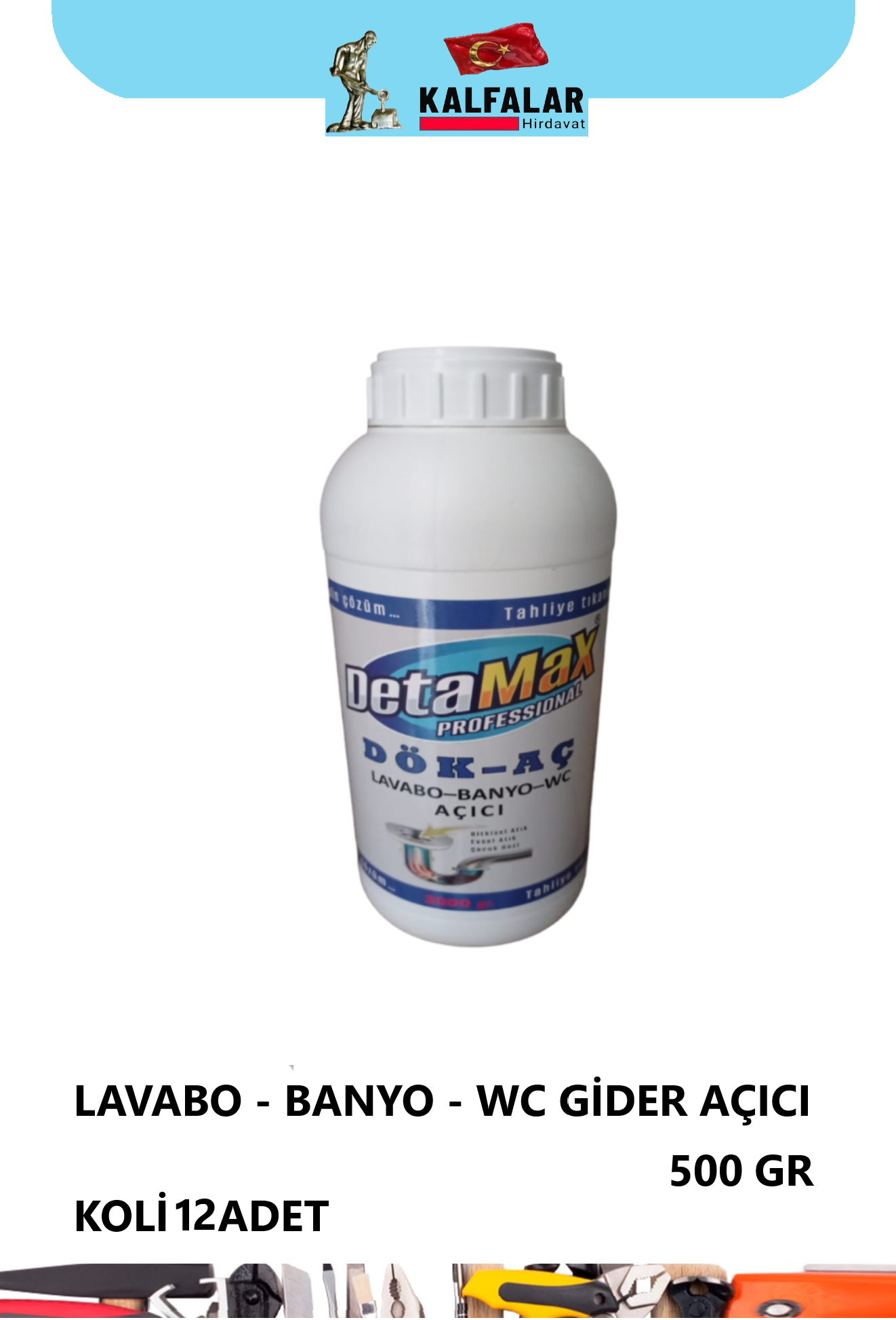 LAVABO-BANYO-WC ACICI 500 GR KALFA-MAX