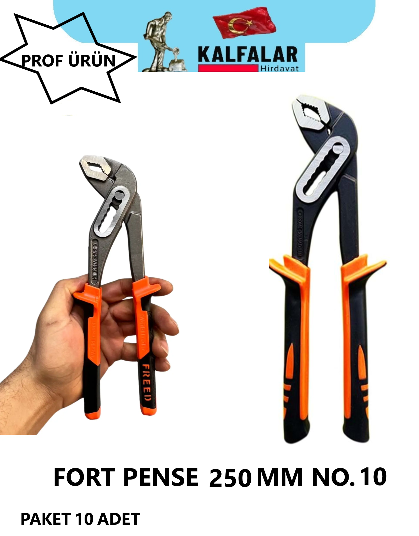 FORT PENSE 250 MM NO.10 PREED PROF ÜRÜN