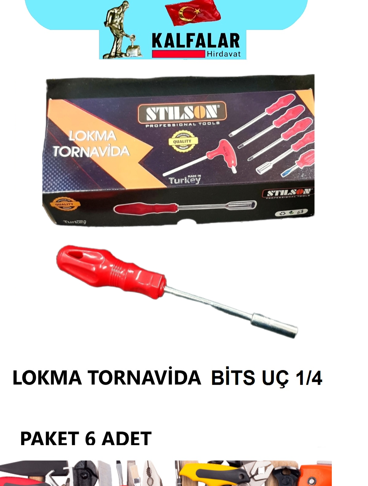 LOKMA TORNAVİDA BİTS UÇ TUTUCU 1/4