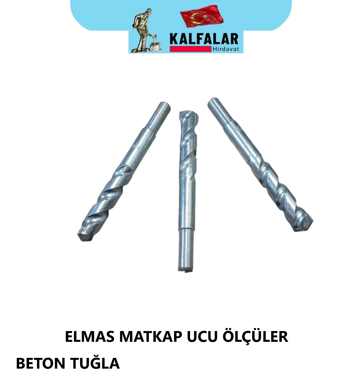 ELMAS MATKAP UÇ BETON TUĞLA 20 MM 