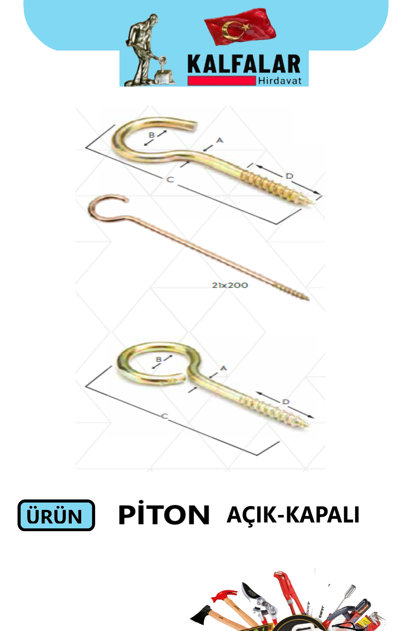 PİTON 22X130 KAPALI