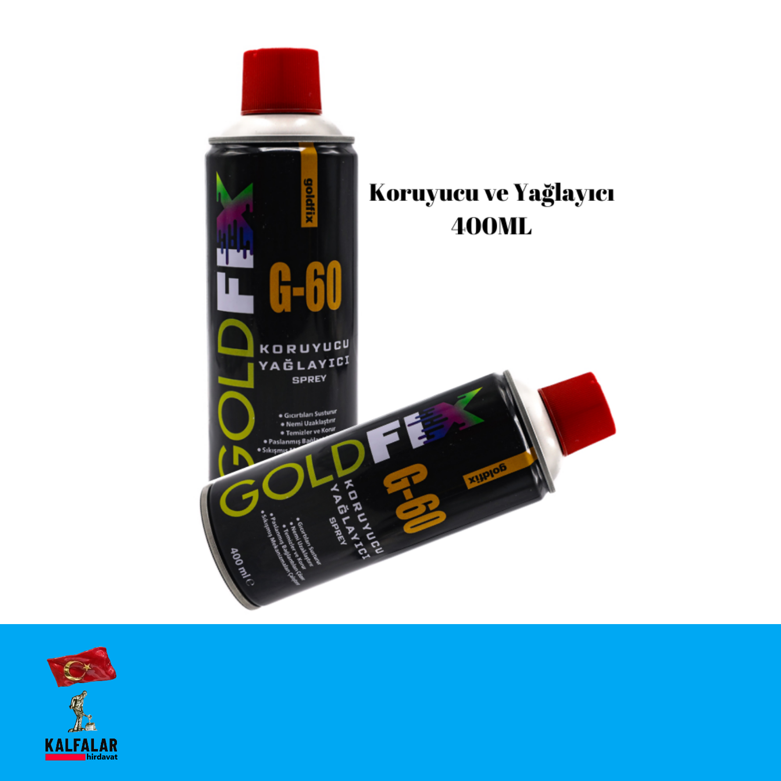 PAS SÖKÜCÜ ÇOK AMAÇLI SPREY G60 400 ML GOLDFİX