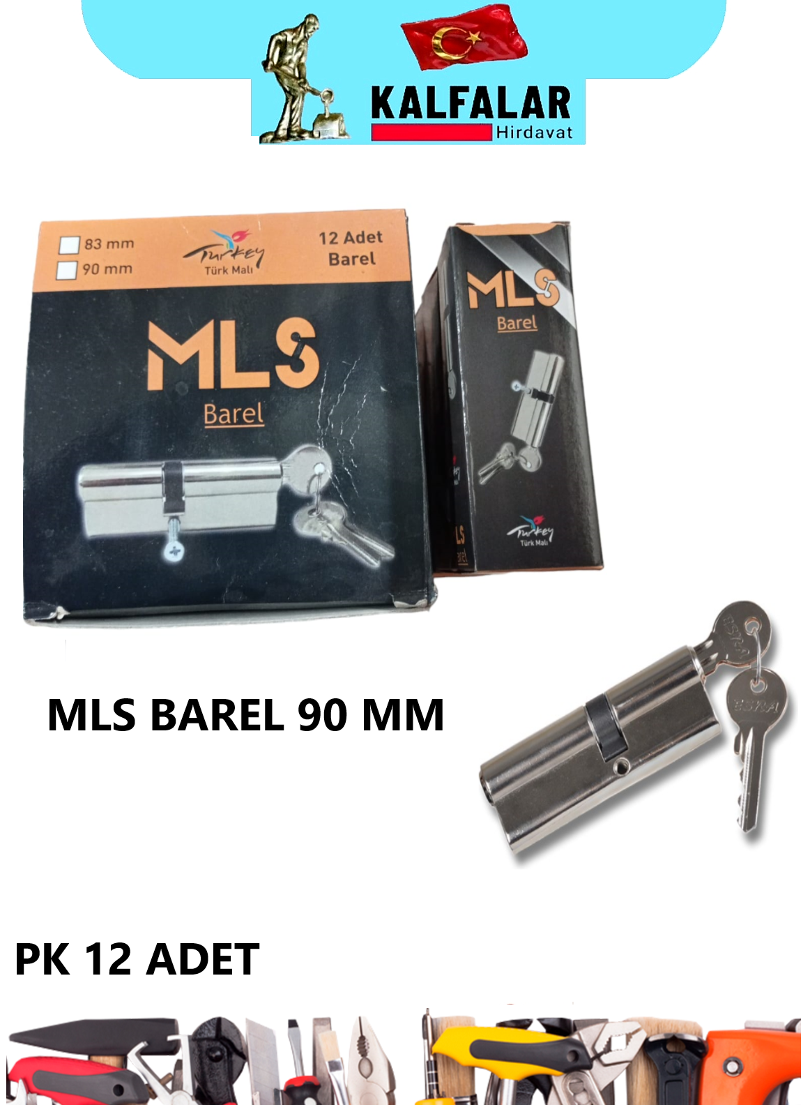 PVC KAPI BAREL 90 MM SATEN
