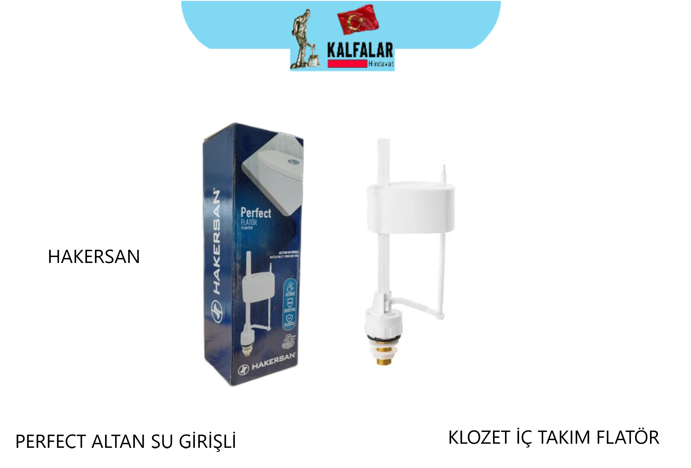 KLOZET İÇ TAKIM FLATÖR  ALTAN SU GİRİŞLİ