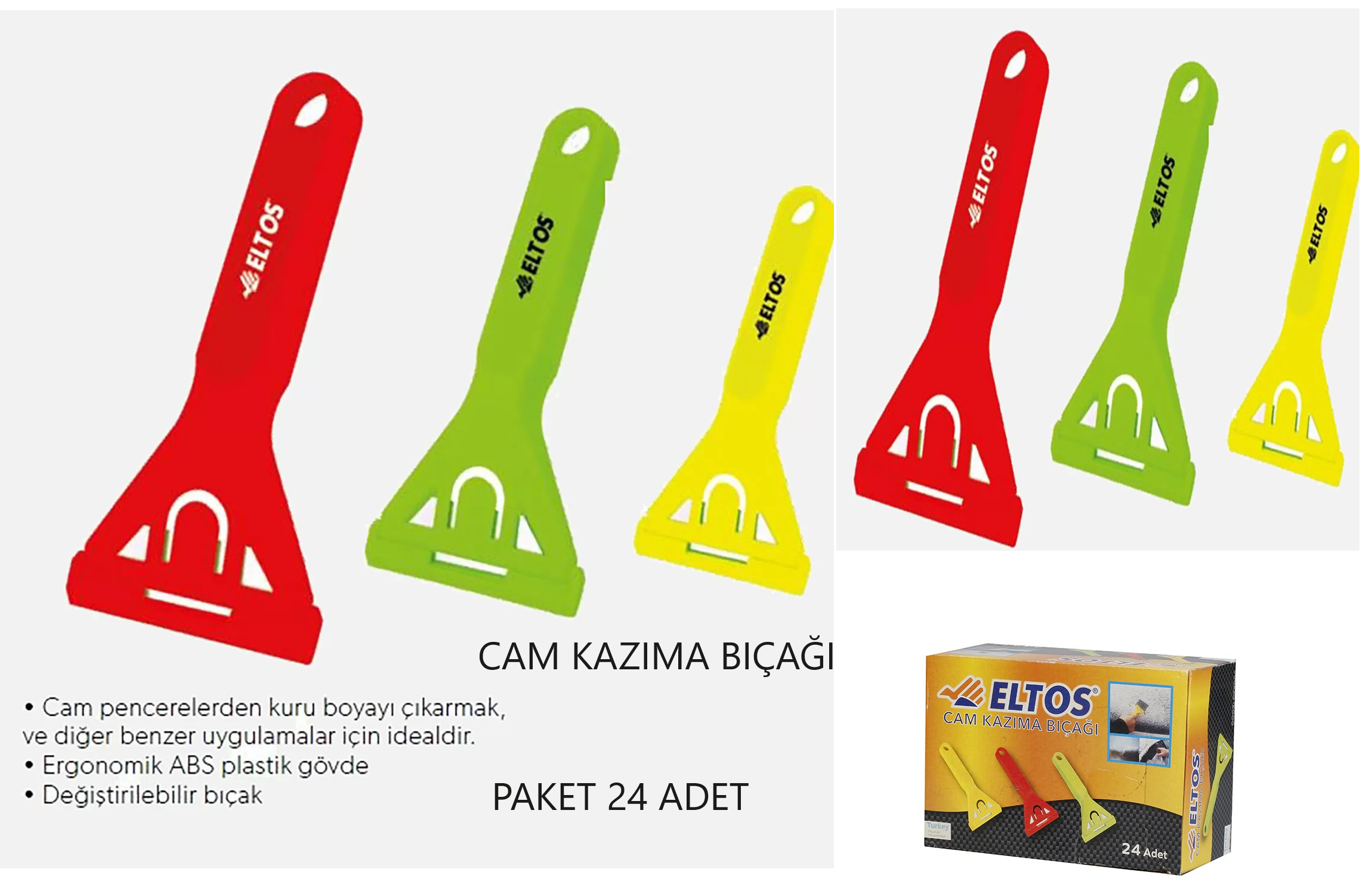 CAM KAZIMA RASPASI ELTOS PK 24 ADET