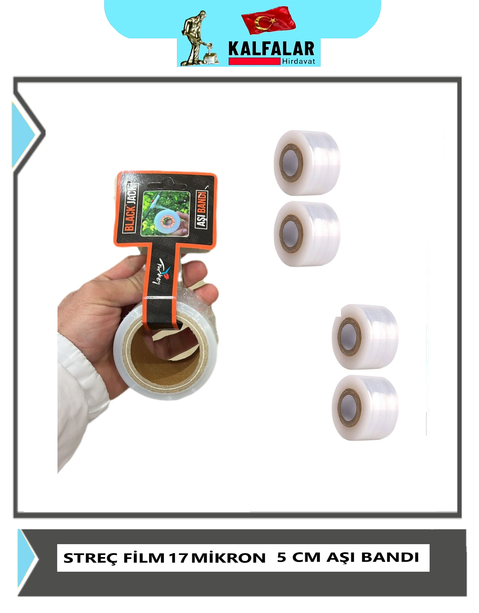 AŞI BANDI STREÇ 17 MİKRON 5 CM 
