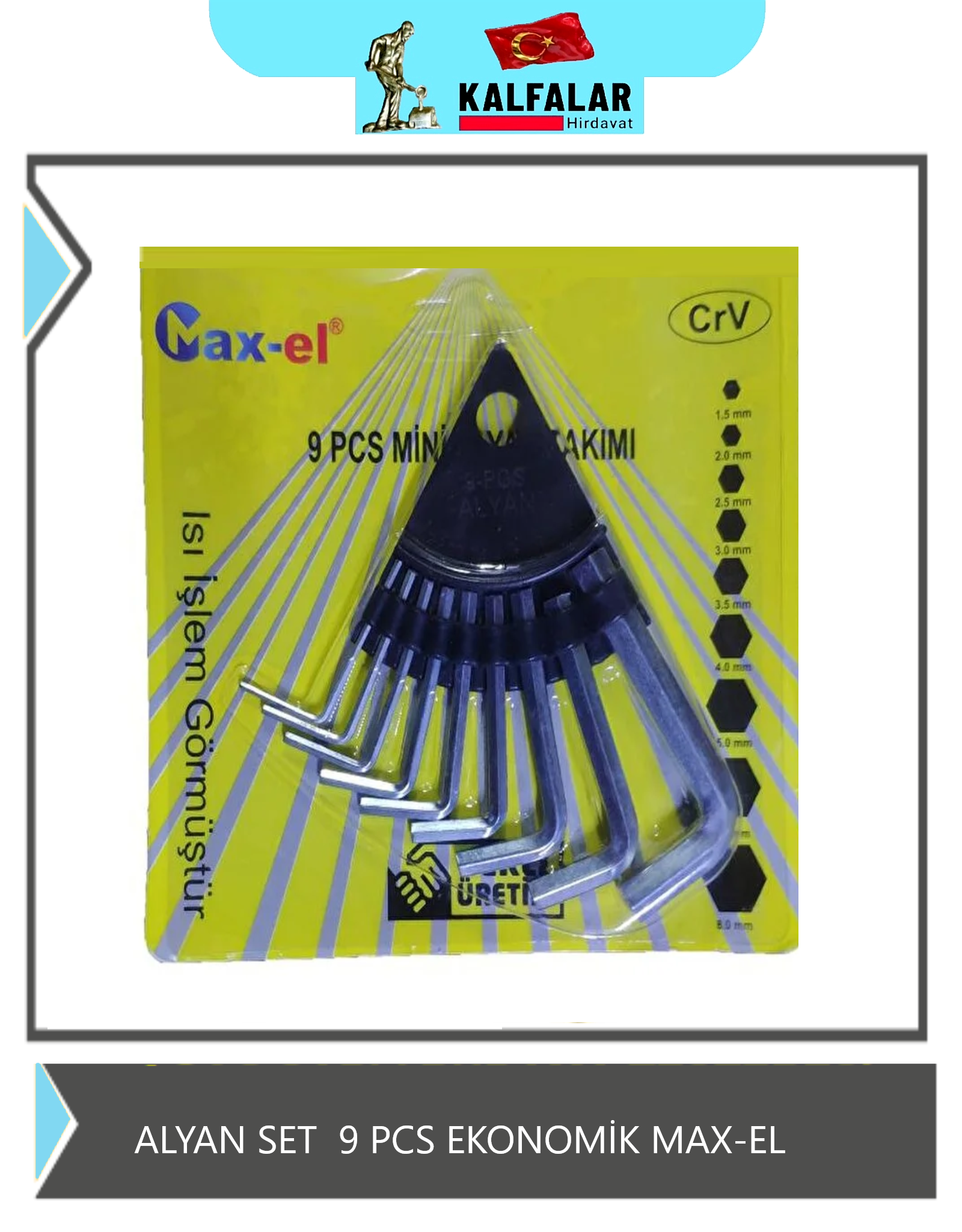 ALYAN SET  9 PCS EKONOMİK MAX-EL
