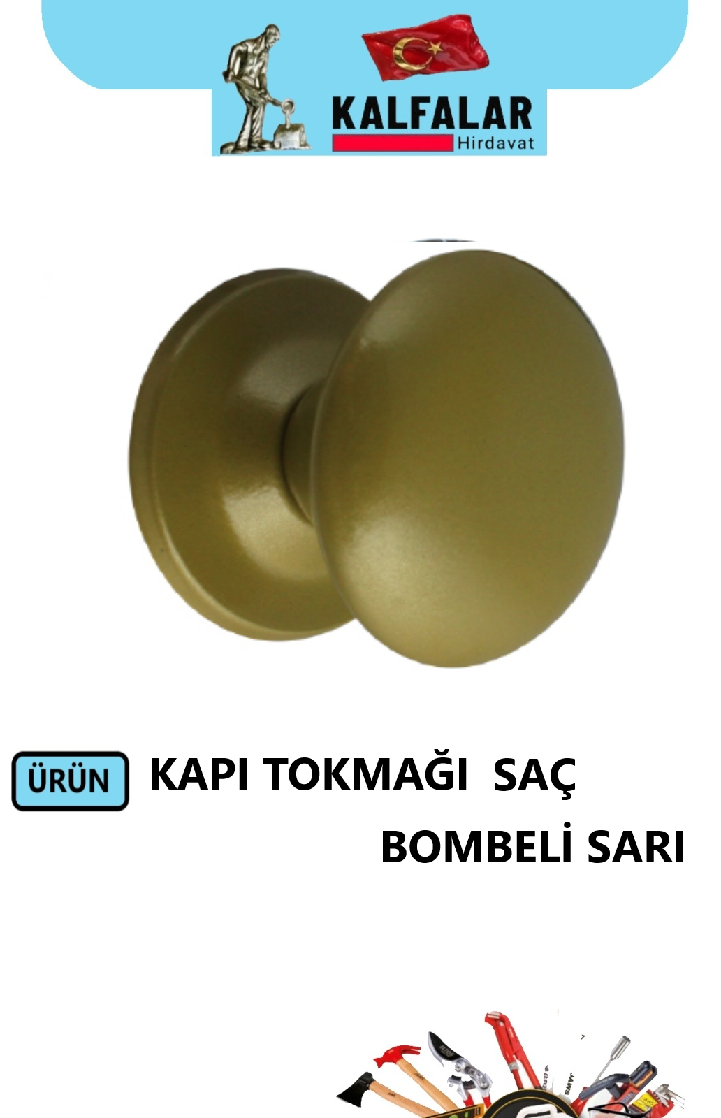 KAPI TOKMAĞI BOMBELİ SAÇ SARI