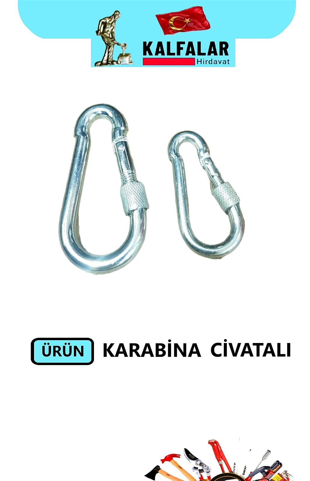 KARABİNA CİVATALI 12 MM