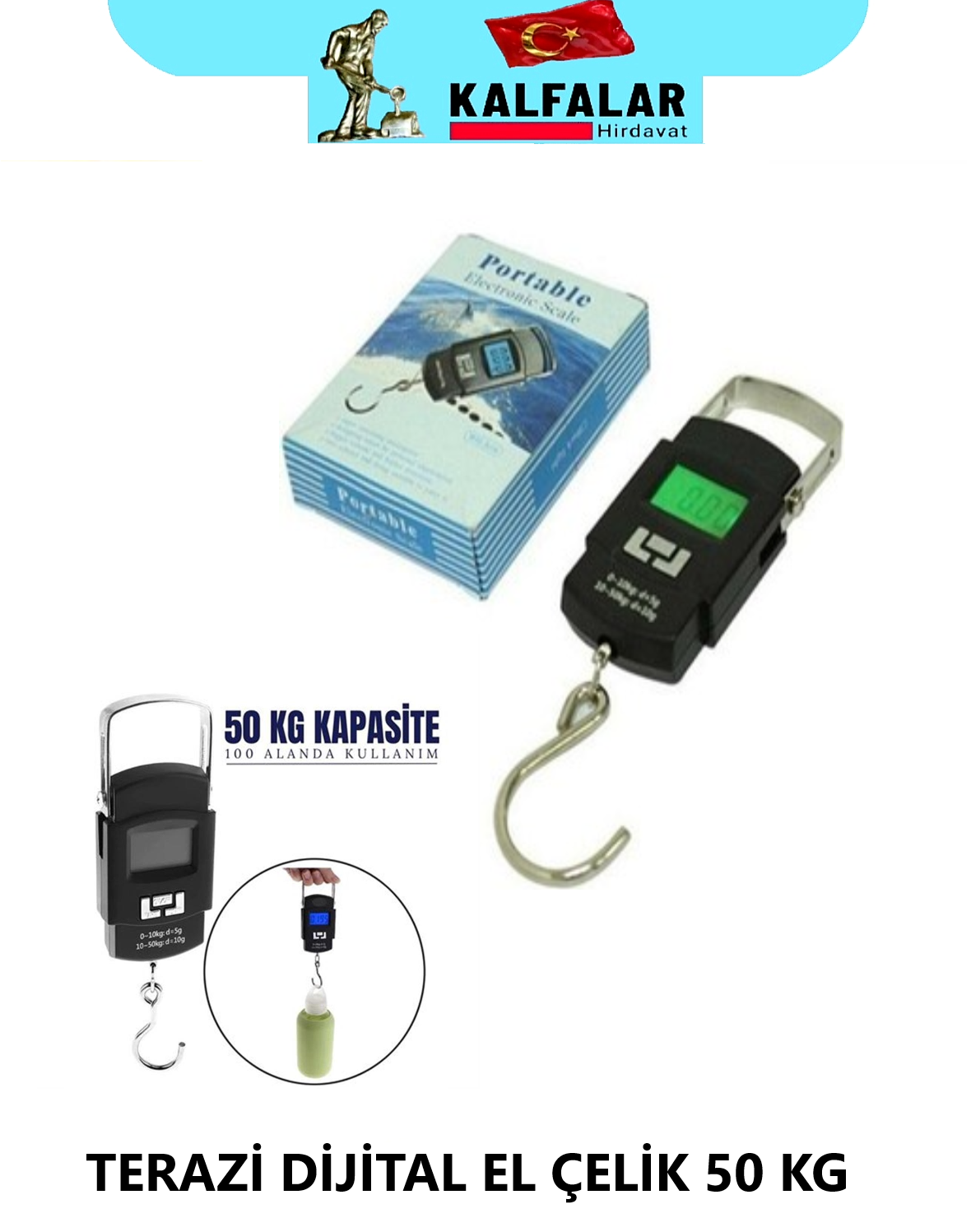 TERAZİ DİJİTAL EL ÇELİK  