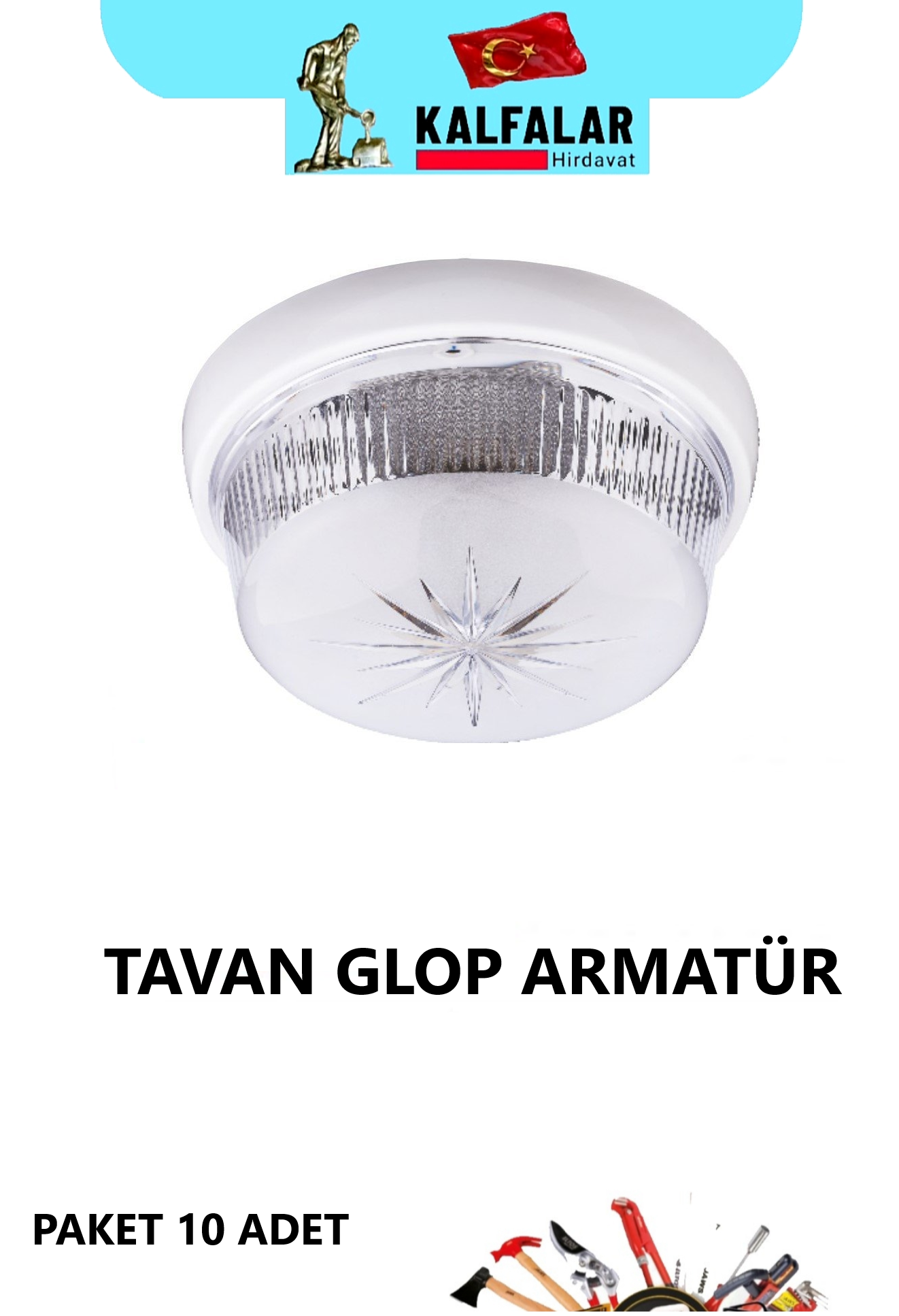 TAVAN GLOP ARMATÜR ÇİFT DUYLU