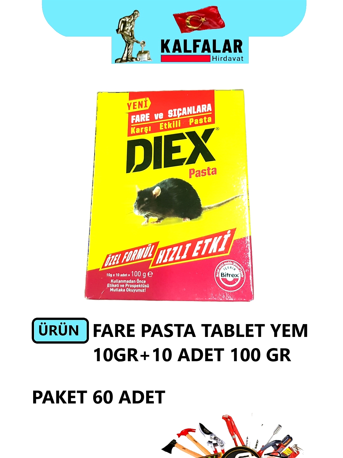 FARE PASTA TABLET YEM 10 GR  