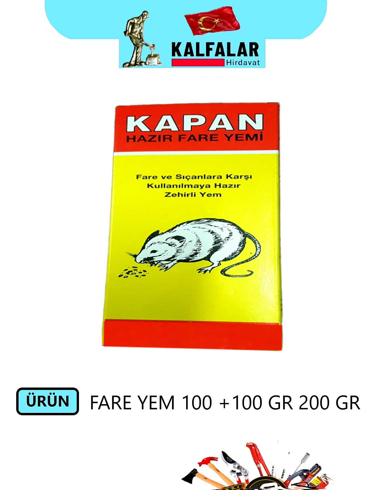FARE YEM ZEHİR 100+100 200 GR