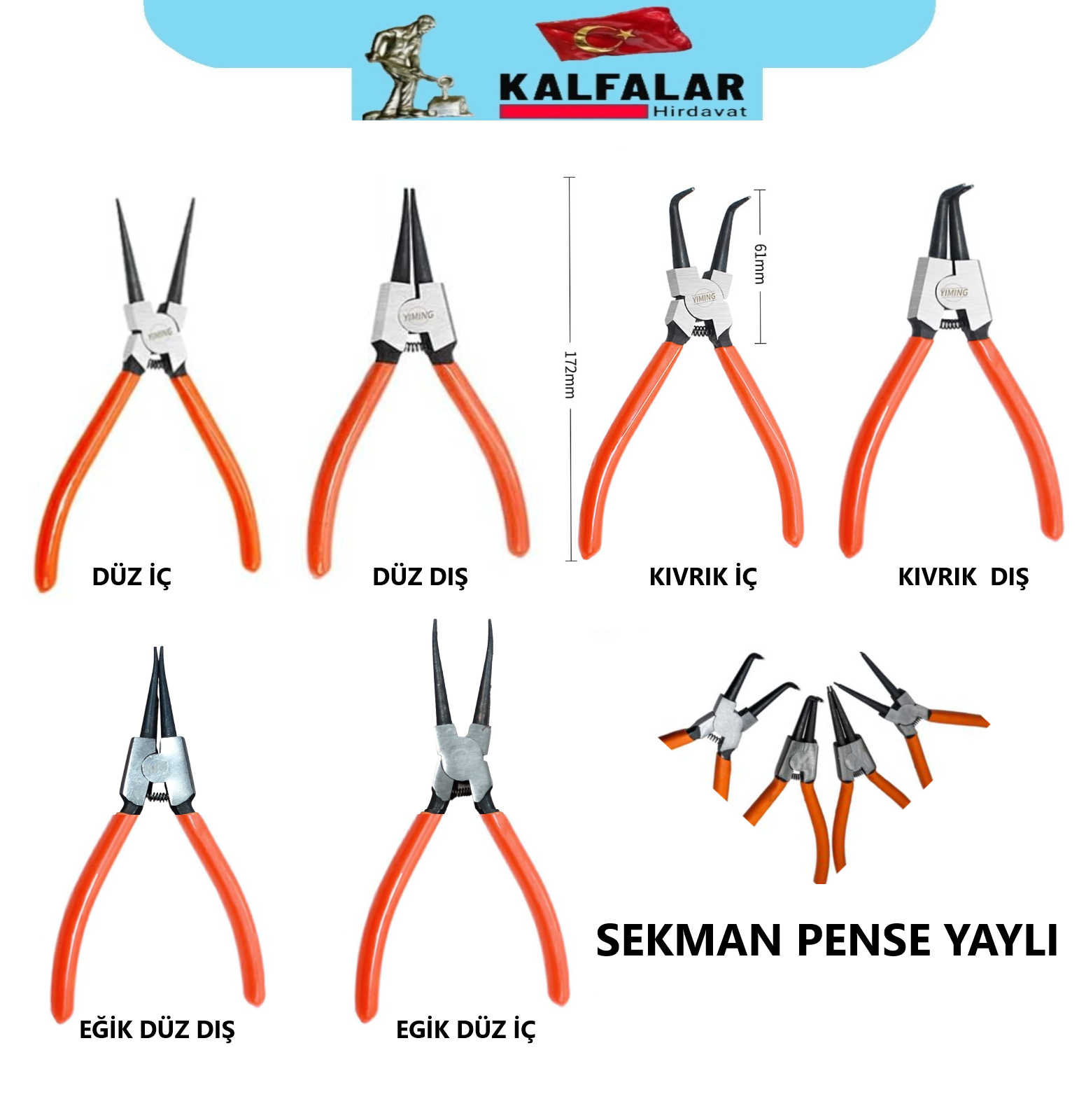 SEKMAN PENSE DÜZ EĞİK İÇ